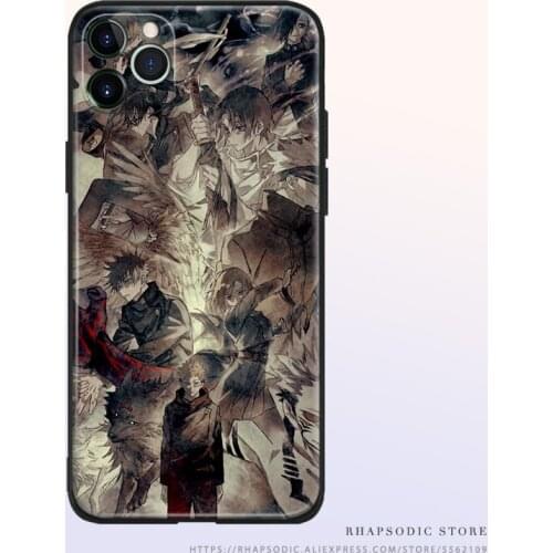 Jujutsu Kaisen Anime Soft Silicone TPU Phone Case Cover Shell For IPhone SE 6 6s 7 8 Plus X XR XS 11 12 Mini Pro Max