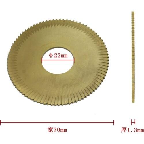 P254 Original Wenxing Key Cutters Cutting Machine Parts 70mm 22mm 1.3mm Disk Blade Locksmith Tools