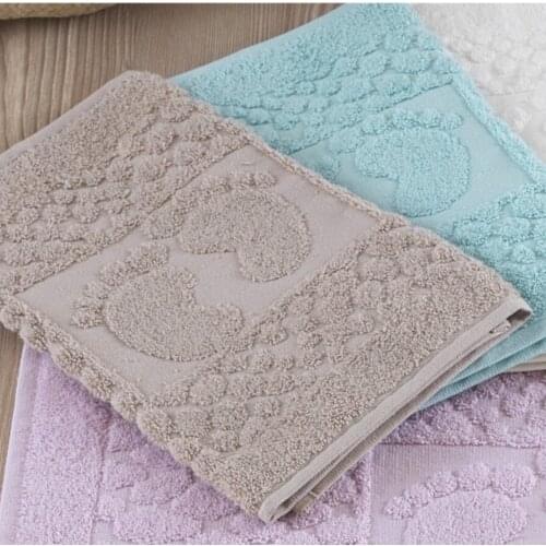 %100 Cotton Foot Towel 6 Pcs 30x50cm Pure Turkish Quality White Pink Grey Purple Soft Luxury Super Absorbent Bathroom Textile
