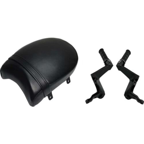 Rear Seat Sissy Black Rear Set Foot Peg Passenger Mounting Footpeg Mounting Bracket Foot Pegs For Victory High-Ball Vegas