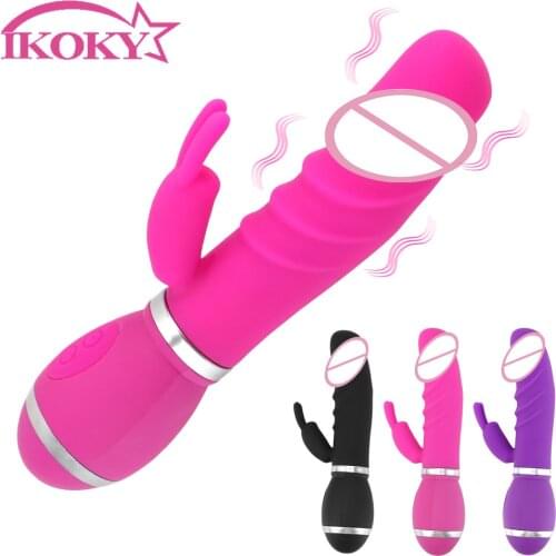 12 Speeds Realistic Dildo Vibrators Rabbit vibrator G Spot Vibrator Sex toys for Women Powered By Battery Clitoral Stimulator