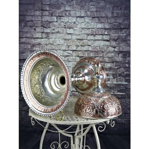 Bakır Biblo Dekoratif Büyük Bakır Mangal