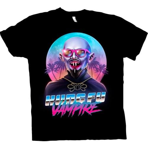 Kung Fu Vampire "Nosferatu" T-Shirt Cool O-Neck Tops