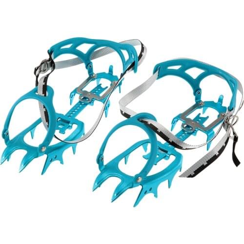 Ultra-light 486g Aluminum Alloy14 Teeth Bundled Crampons Ice Gripper Outdoor Camping Hiking Equipment Travel Kits Snow Boots