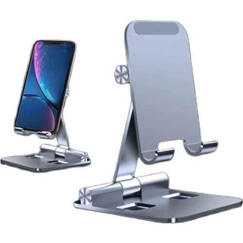 2 In 1 Adjustable Tablet Desk Mount Aluminum Cell Phone Holders Universal Desktop Stands for Iphone Samsung
