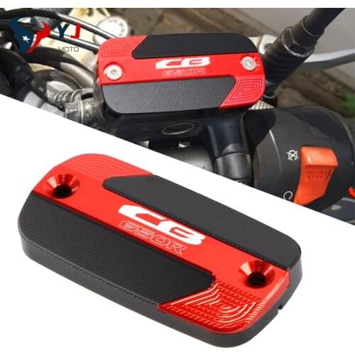 For HONDA CB650R CB 650R 2019-2020 High quality Motorcycle CNC Aluminum Front Brake Reservoir Fluid Tank Oil Cup Cover Caps Red