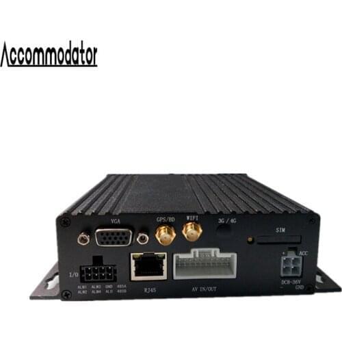 H.264software 4 Channel Mdvr Bus Mobile DVR with GPS WIFI AHD1080P