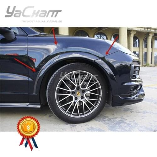 Car-Styling Carbon Fiber/Portion Carbon Fiber Front and Rear Over Fender Flare Fit For 2018-2020 Cayenne 9Y0 YC D Wheel Arch