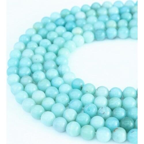 Natural Malachite blue Stone Round Spacers Loose Beads For Jewelry Making DIY Bracelets Necklace Accessories