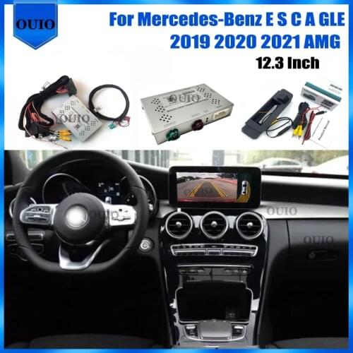 Rear Camera Decode For New Mercedes-Benz E S C A GLE 12.3 inch 2019 2020 2021 AMG Original screen reversing camera interface