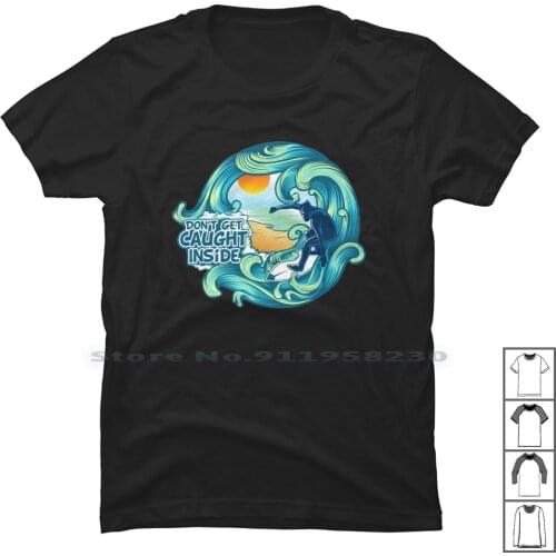 Electric Surf Logo T Shirt 100% Cotton Surfing Surfer Sport Elect Board Port Logo Club Tri Sea Log Go