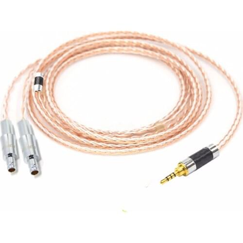 HIFI Carbon Fiber Custom Balanced 8 Cores Headphone Upgrade Cable Cable For HD800 HD800S HD820 Headphones