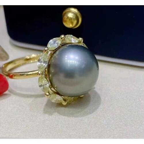 Trendy 925 Sterling Silver Adjustable Free Size Ring Settings Findings Mountings Parts for Pearl Corals Jade Crystal Agate