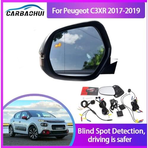 Millimeter Wave Radar Blind Spot Monitoring BSA BSD BSM for Peugeot C3XR 2017-2019 Assist Driving Parallel Safety Change Assist