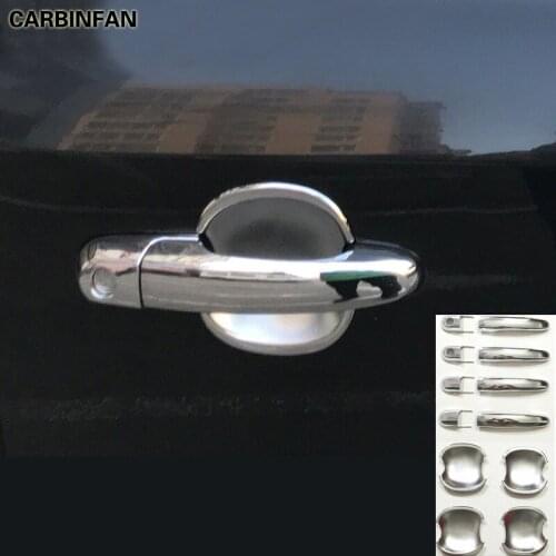Car Modified Door Handle Bowl Trim Cover ABS Plating door bowl Sticker Auto Accessories For Hyundai Tucson 2005-2014 C2004