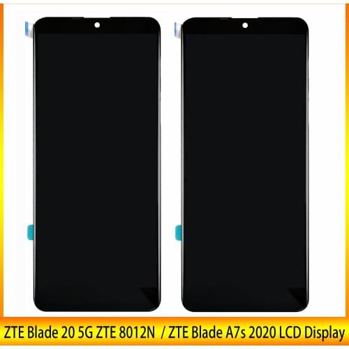 Original LCD For ZTE Blade 20 5G ZTE 8012N / ZTE Blade A7s 2020 LCD Display Touch Screen Digitizer Assembly LCD Display