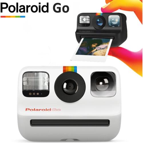 Polaroid The Tiniest Camera Polaroid Go Camera + Twin Pack (16 Sheets) Color Go Film Starter Set