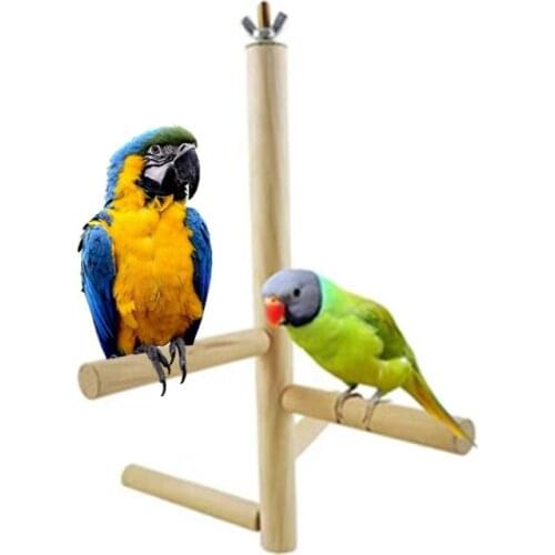 Parrot Supplies Bird Toys Parrot Rotating Stand Bar Suspended Climbing Rotating Stairs Stand Pole Toys