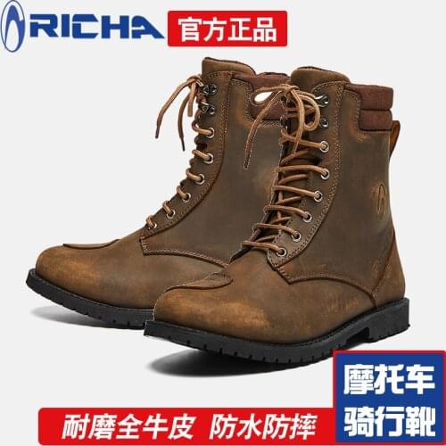 RICHA motorcycle boots motorcycle riding protective shoes Chinese help shatter-resistant waterproof breathable motorcycle boots