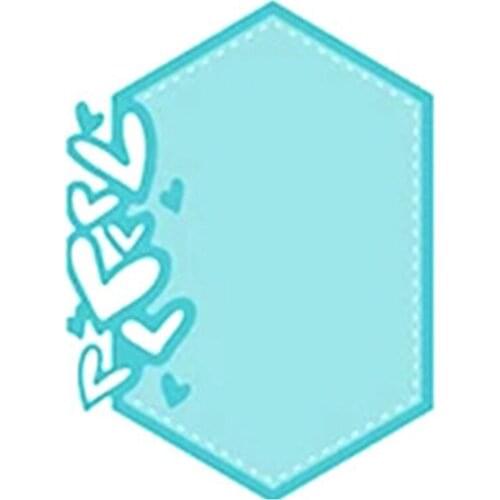 Rhombus Lace Frame Metal Cutting Dies 2021 New Diy Molds Scrapbooking Paper Making Die Cuts Crafts Christmas Dies