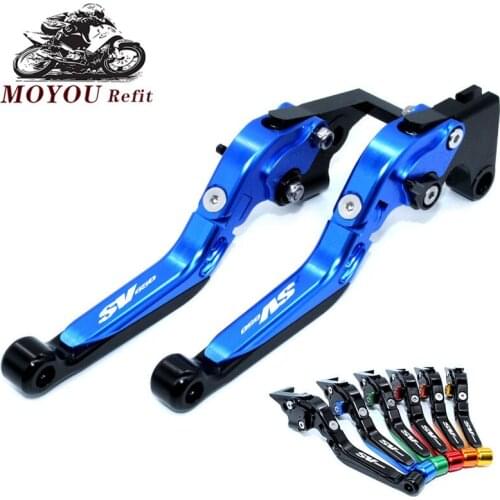 For SUZUKI SV650 SV650S SV 650 1999-2009 Motorbike Handbrake Motorcycle Accessories Folding Extendable Brake Clutch Levers