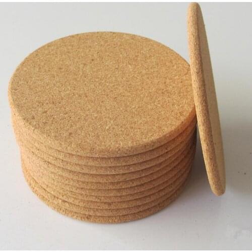 Heat Resistant Wood Round Shape Cork Coaster Tea Drink Wine Coffee Cup Mat Pad Table Decor LX5922