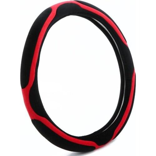 Universal Non-slip Plush Steering Wheel Cover Winter Furry Fluffy Plush 37-38cm Car Wheel Protector Cover