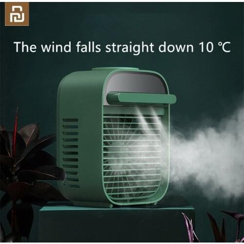 Youpin Air Conditioning Fan 180ml 20dB Water Mist Fan Portable USB Mini Office Desktop Electric Cooling Fan Cooler