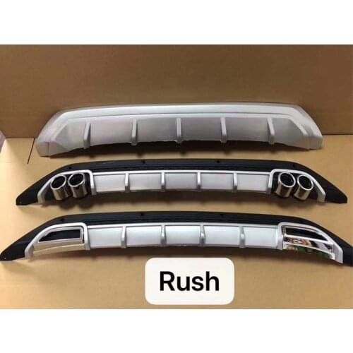 For Toyota Rush ABS Rear Bumper Diffuser Protector For Toyota Rush Body kit bumper rear Front shovel lip rear spoiler