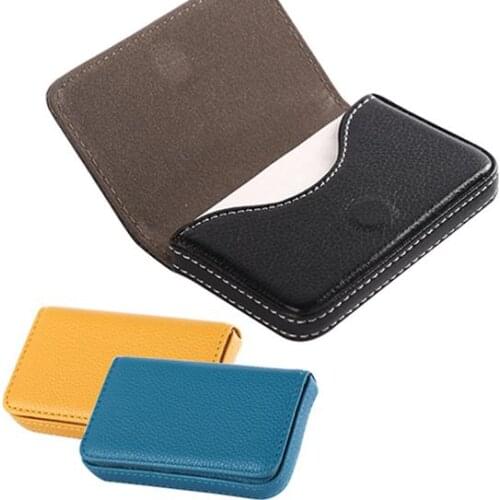 11.11 Lowest Price Good Quality Faux Leather Magnetic Closure Business ID Name Pack Credit Card Holders carpeta клатч женский