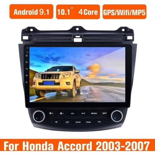 10.1" 2 Din Android 9.1 Car Radio Stereo For Honda Accord 7 2003 2004 2005 2006 2007 2Din Car Multimedia Player GPS Navigation