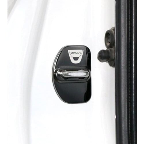Car Door Lock Covers Emblems Car Styling For Dacia Sandero MK2 Stepway Auto Accessories Car-Styling 4pcs/lot