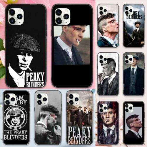 Sharp Visors PEAKY BLINDERS Phone Case for iPhone 11 12 mini pro XS MAX 8 7 6 6S Plus X 5S SE 2020 XR Luxury brand shell funda