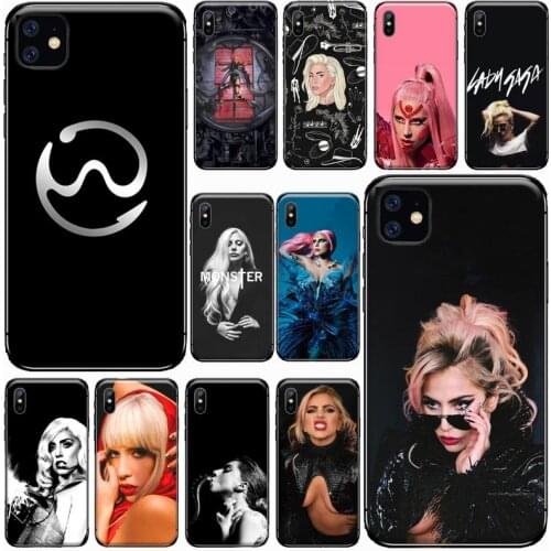Lady Gaga famous singer Phone Case for iPhone 11 12 pro XS MAX 8 7 6 6S Plus X 5S SE 2020 XR Luxury brand shell funda coque