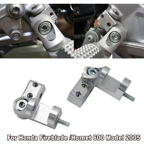 For Honda Fireblade /Hornet 600 Model 2005 NEW Motorcycle Adjustable Driver Footrest Passenger Lowering