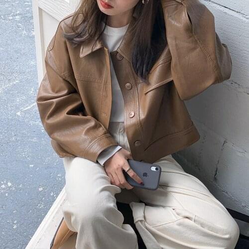 Faitesvous Women's Leather Jackets