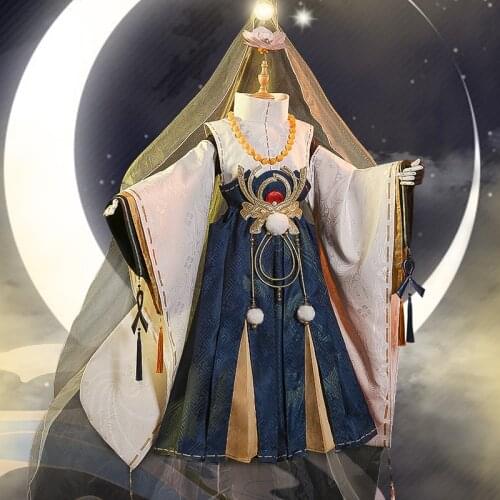 Anime Game Onmyoji Shouu Ootengu WuGouBaiYu Skin Game Suit Kimono Uniform Cosplay Costume Women Halloween Free Shipping 2020