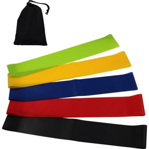 5 pcs/lot Ring shape latex Resistance bands Yoga Gym Strength Elastic Training Rubber Loops Bands