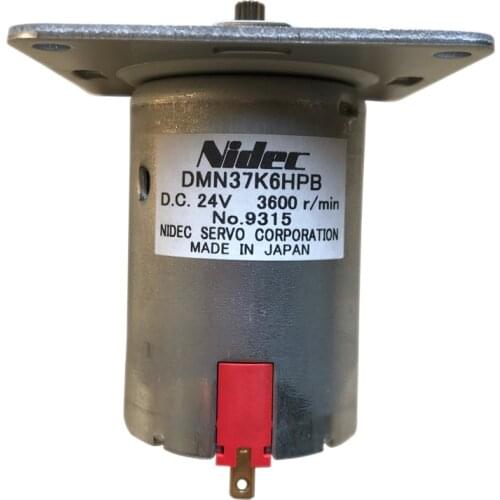 NIDEC JAPAN SERVO DC motors DMN37 Series, DC24V 3600r/min,Energy saving and RoHs support. TYPE DMN37K6HPB,made in japan