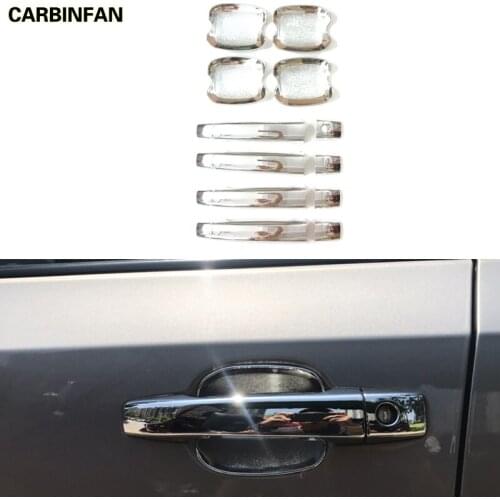 ABS Chrome Side Door Handle Cover Trim for 2012 Forester door Bowl Decoration Car Styling For Subaru Forester 2009-2012 C1996