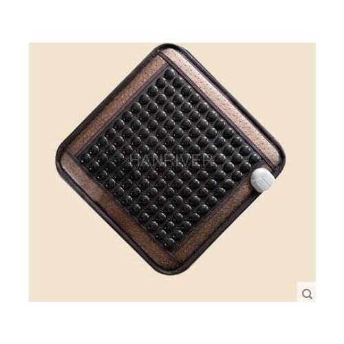 The new 2017 fashionable and comfortable massage cushion jade cushion Electric heating cushion Germanium stone cushion Ms tomali