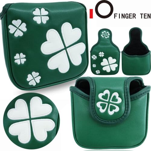 New Closure Waterproof Golf Putter Cover Magnetic Mallet Putting Covers Synthetic Leather Headcover Multi Style Drop Shipping