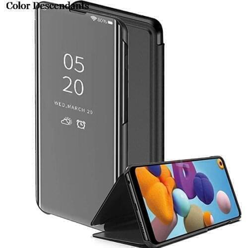Luxury Mirror View Smart Flip Case For Oppo Find X3 / X3 Pro Leather Stand Magnetic Cover Cases For Oppo Find X3 Pro Phone Case