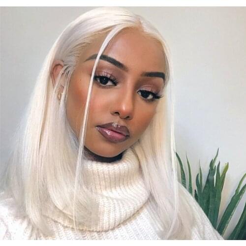 Synthetic Lace Front Wig Bob Short Straight Ombre Blonde Hair Lolita Glueless Frontal Cosplay Colored Pink Wigs For Black Women