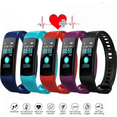 Y5 Smartwatch watch Heart Rate Tracker Fitness Womens Mens watches Pedometer Blood Pressure Monitor Watch смарт часы watches