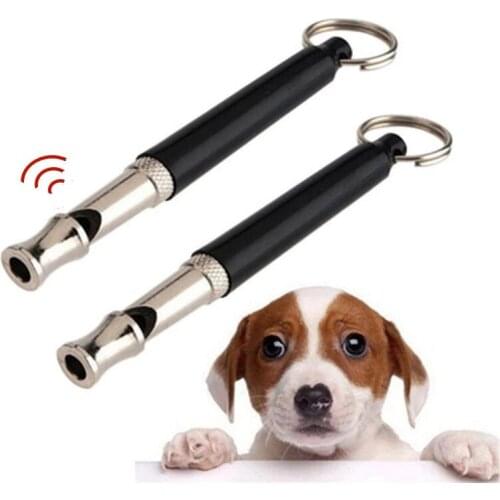 New Dog Pet High Frequency Supersonic Whistle Stop Barking Bark Control Dog Training Deterrent Whistle Puppy Adjustable Training