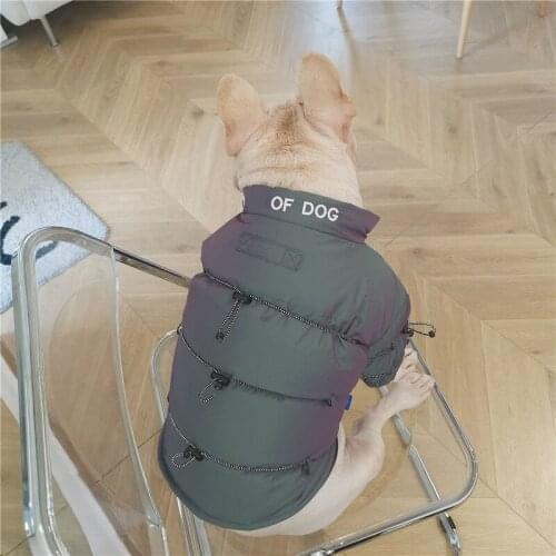 Thicken Dog Down Coat for Small Medium Dogs Winter Dog Warm Down Jacket French Bulldog Clothing Dogs Pets Costume A129