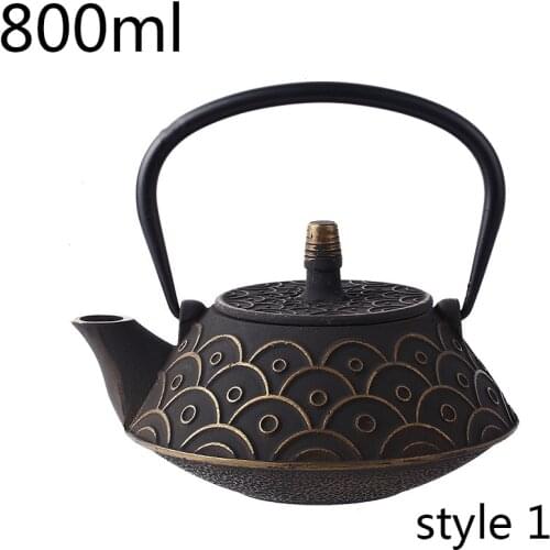 Southern iron kettle old iron pot shells cast iron pot Japanese tea pots health boiler scale iron tea