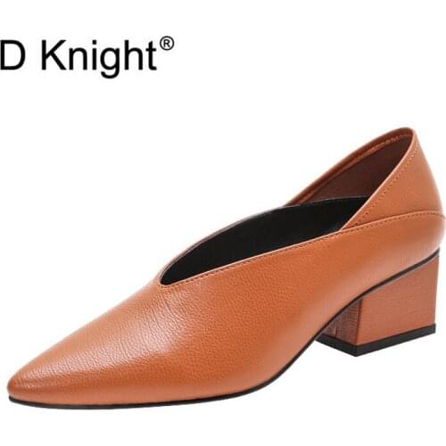 2020 Brand New Pointed Toe Women Dress Pumps Fashion Slip On High Heels Ladies Office Work Shoes Pumps Plus Big Small Size 34-40