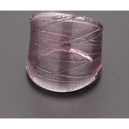 1PCS 4mm New Fashion Chinese Style Stained 3D Flower Glass Ring Party Individuality Rings Orange Blue Black Rings Free Box